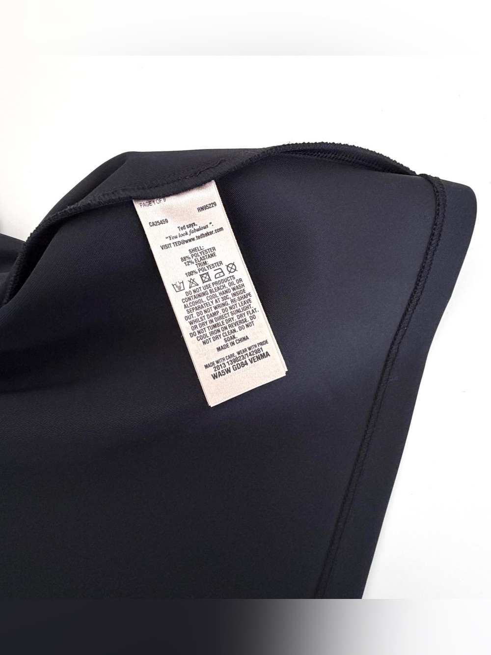 Ted Baker Venma Lace Detail Skater Dress - Picture 12 of 14
